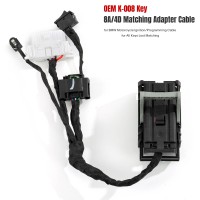 OEM K-008 Key 8A/4D Matching Adapter Cable for BMW Motorcycle Ignition/Programming Cable for All Keys Lost Matching