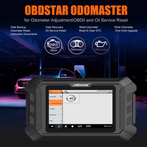 OBDSTAR Odo Master Full Version Odometer Adjustment/Mileage Correction OBDII and Oil Service Reset Get Free FCA 12+8 Adapter