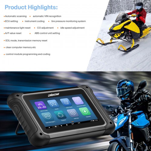 OBDSTAR MOTOSTAR Intelligent Motorcycle/ Snowmobile/ ATV/ UTV Diagnostic Tool