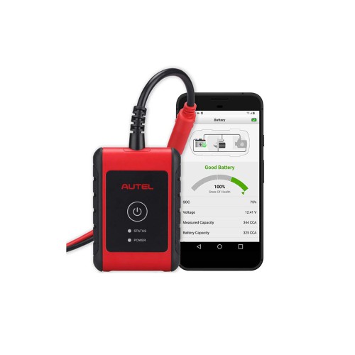 Autel MaxiBAS BT508 Battery & Electrical System Analysis Tool Support AutoVIN Compatible with CCA, CA, SAE, EN, IEC, DIN, JIS and MCA