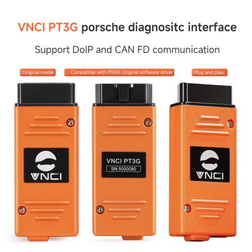 [Aus zweiter Hand] VNCI PT3G Porsche Diagnosescanner unterstützt CAN FD DoIP Plug and Play