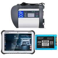 DoIP V2023.6 MB SD Connect C4 Plus Star Diagnosis and Panasonic FZ-G1 Tablet with XENTRY SSD Software Pre-installed Ready to Use